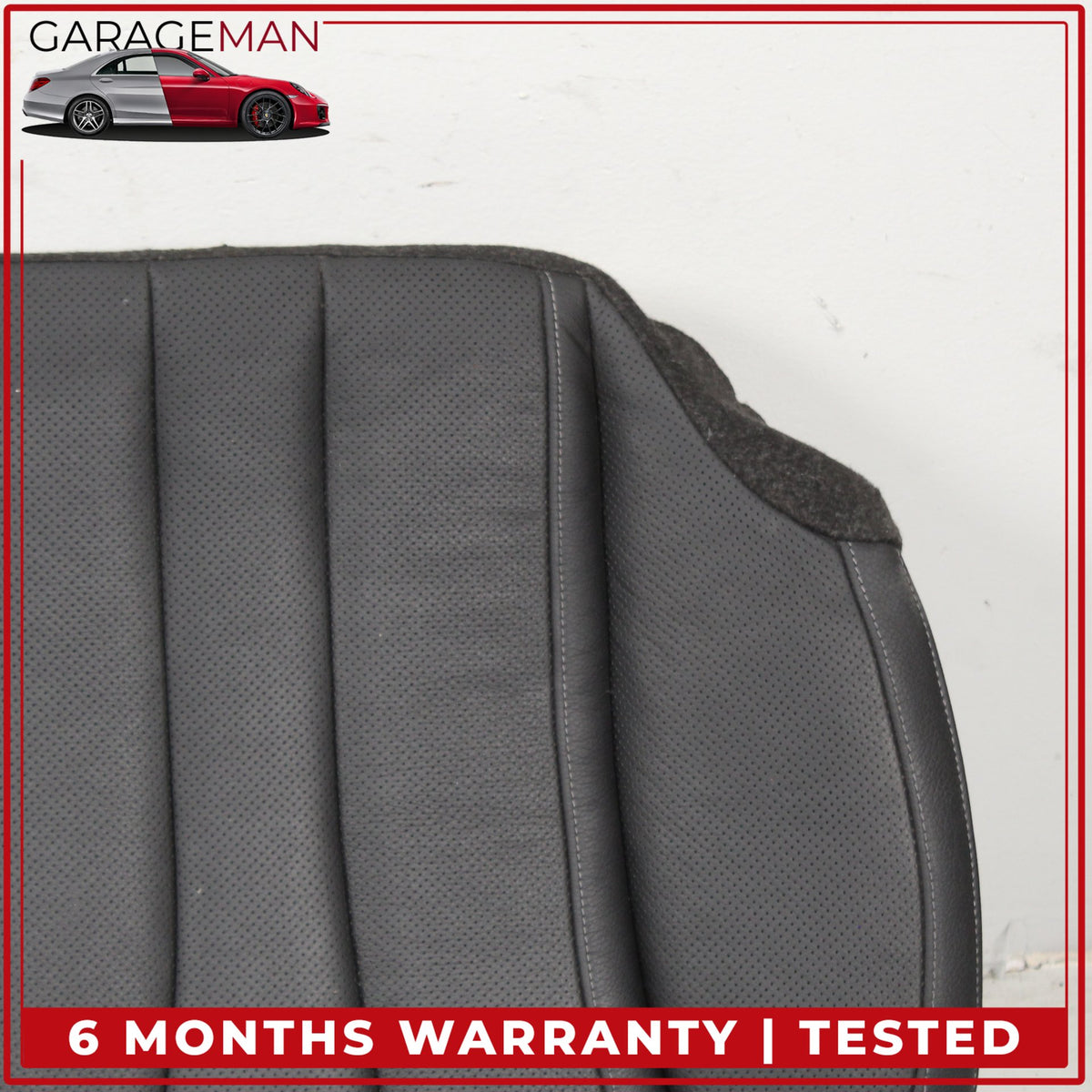 2014-2020 Mercedes W222 S550e Rear Lower Bottom Seat Cushion Black OEM