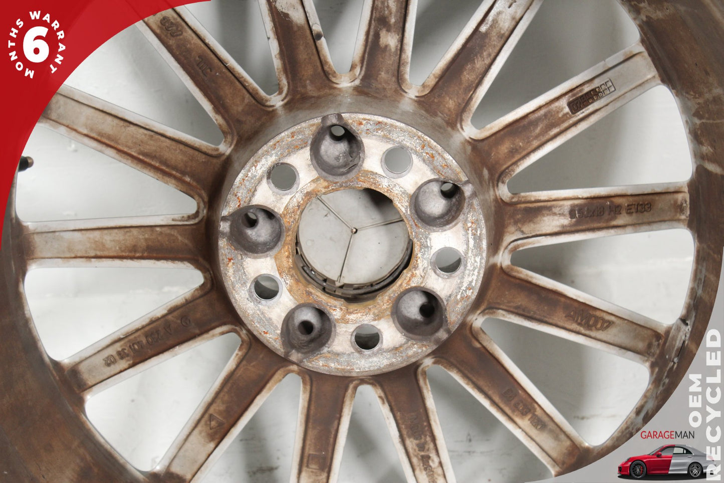 2008-2012 Mercedes R230 SL600 Rear Wheel Rim 14 Spoke 9.5JX18H2 ET33 2304013802