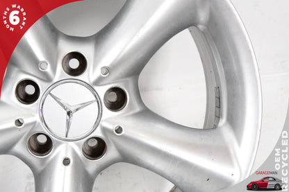 2003-2006 Mercedes W203 C230 C350 Rear Wheel Rim 8.5JX17H2 ET34 2034013502 OEM