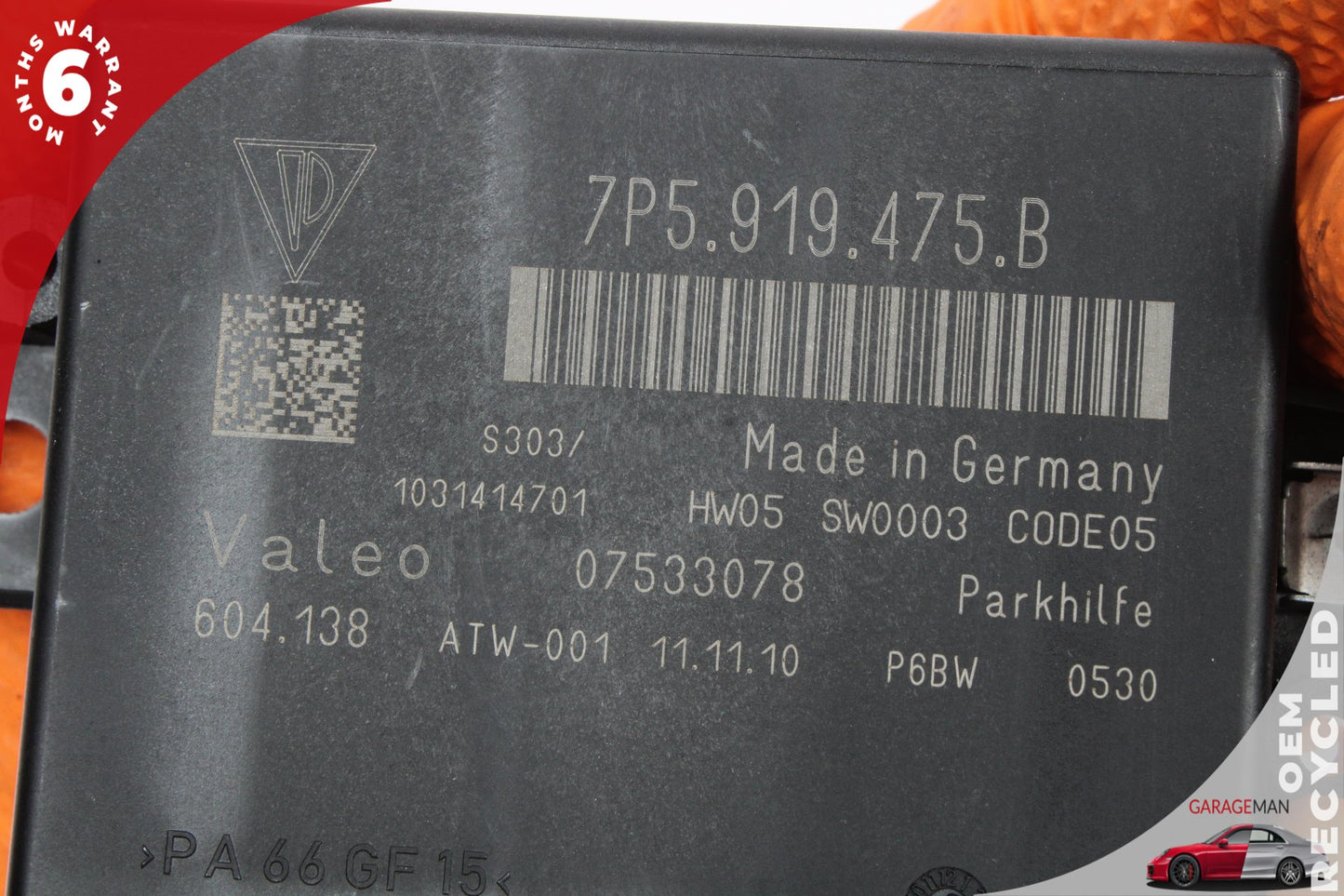 2011-2014 Porsche Cayenne 958 Parking Aid Assist Control Module 7P5919475B OEM