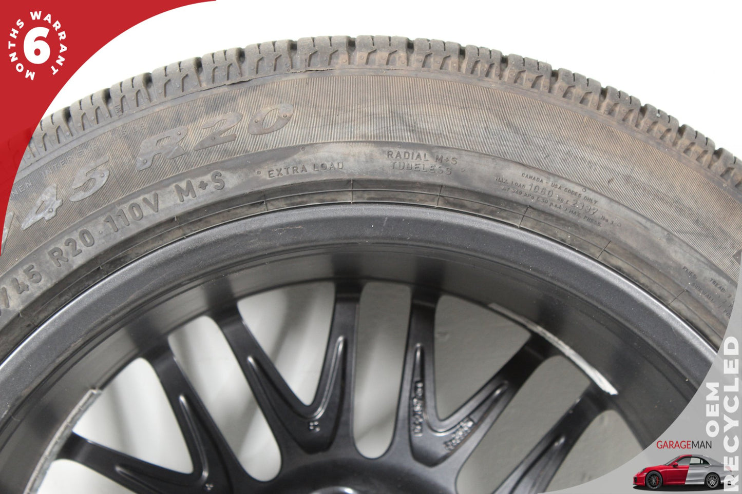 2011-2018 Porsche Cayenne S Hybrid 92A Sport Design Wheel Rim 20x9.5J ET47 w/ Tire 7P5601025N