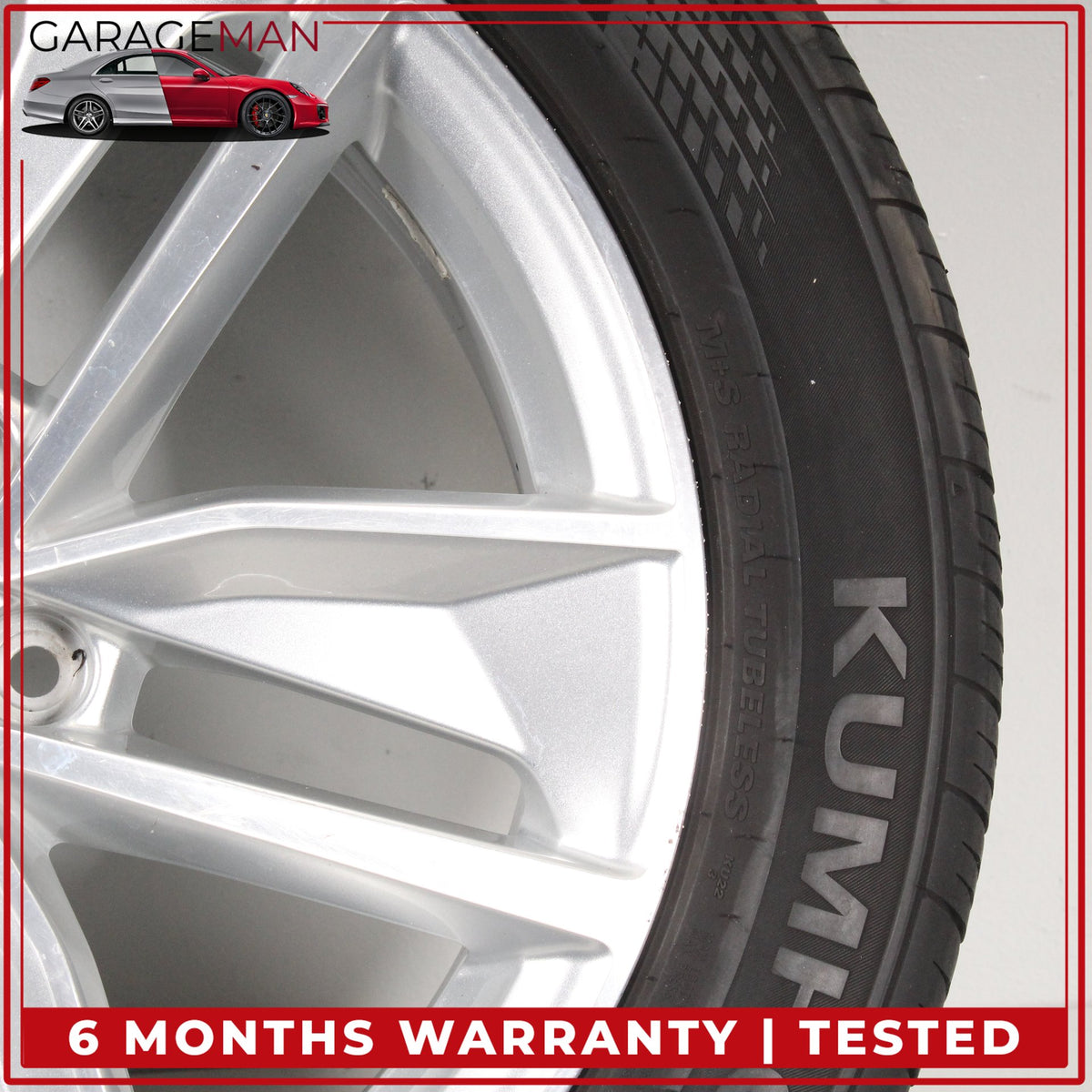 2016-2018 Audi Q3 Front or Rear Side Wheel Rim w/ Kumho Tire 7JX18H2 ET43 OEM