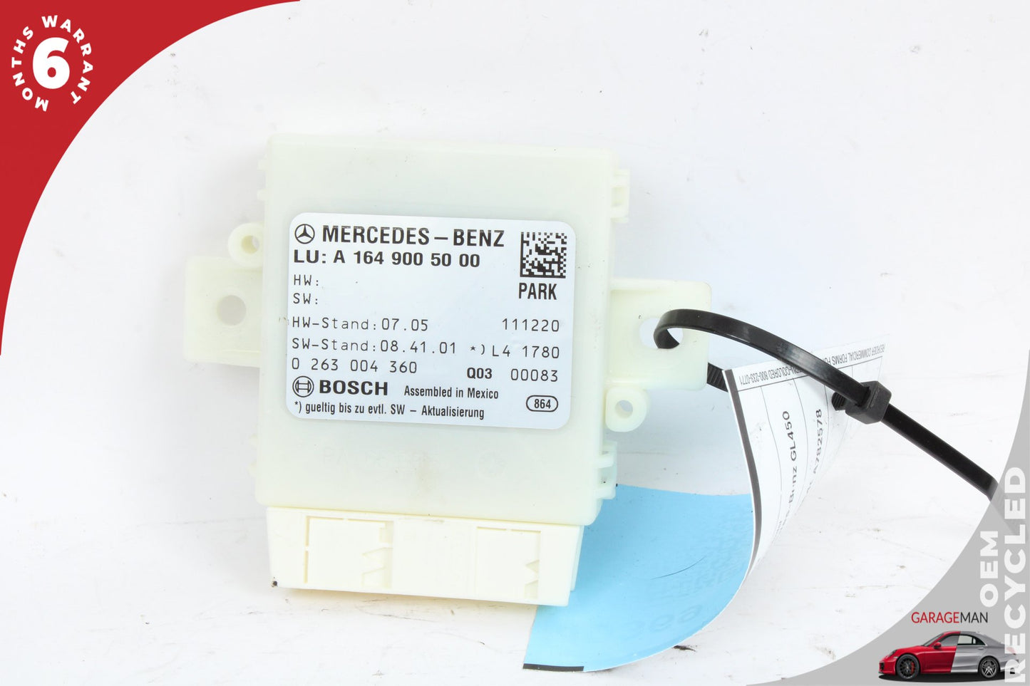 2010-2012 Mercedes X164 GL450 Parktronic Park Assist Control Module Unit OEM