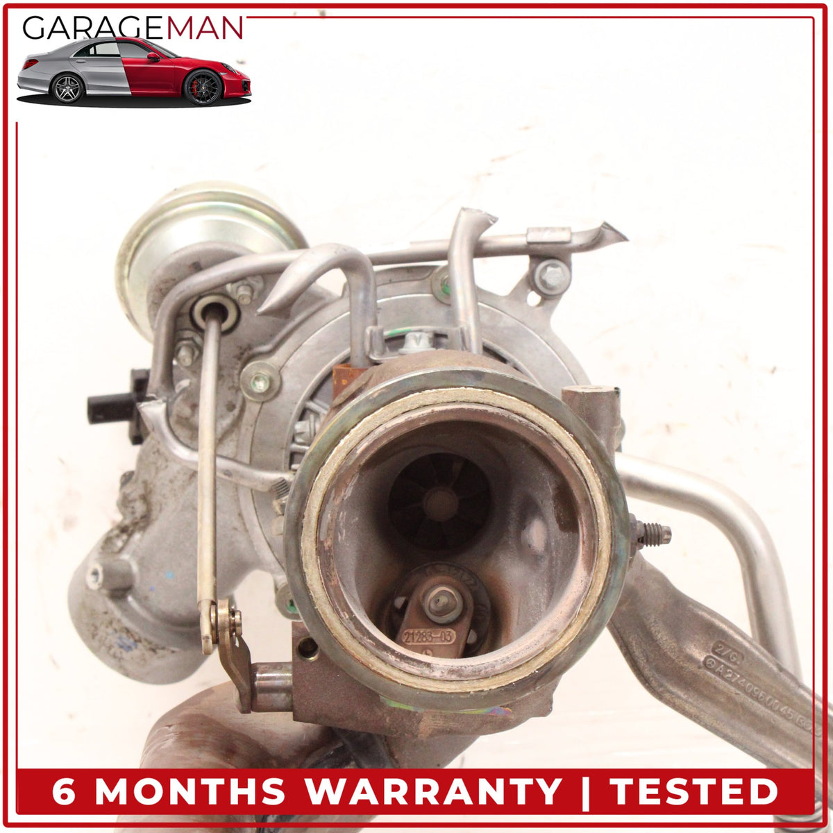2015-2020 Mercedes W213 E300 C300 M274 2.0L L4 Turbo Turbocharger 2740903280 OEM