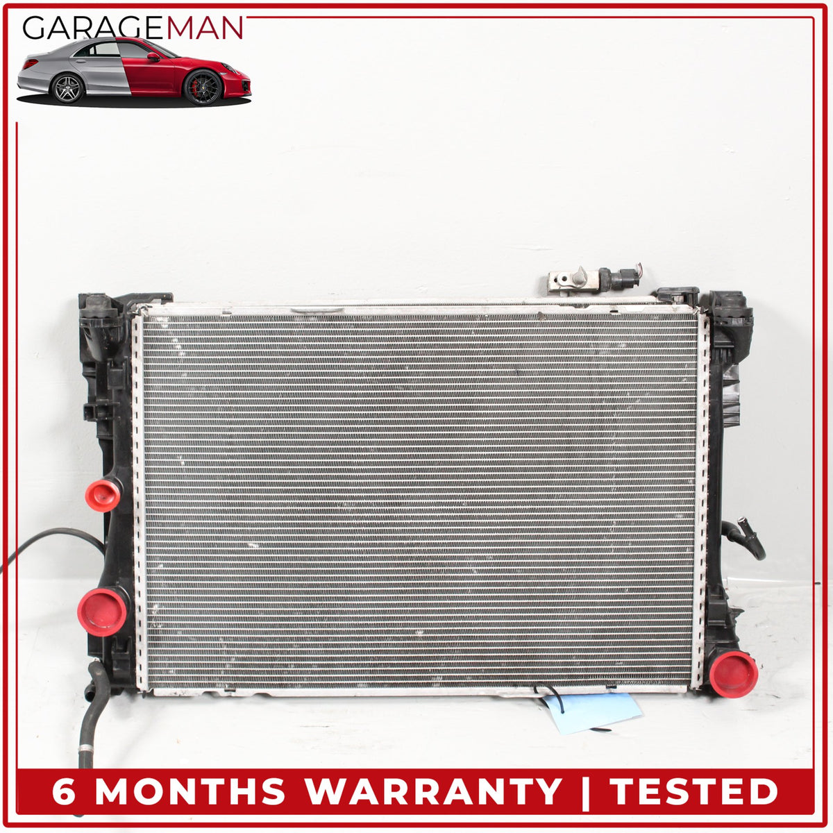 2012-2014 Mercedes W204 C250 Engine Cooling Radiator AC A/C Condenser Assy OEM