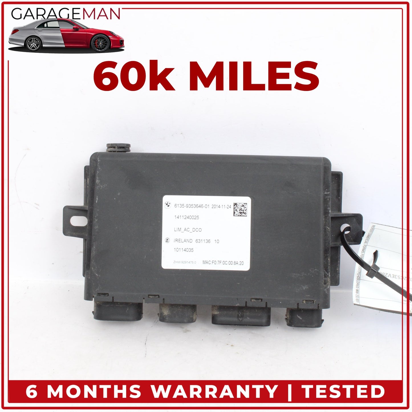 2014-2021 BMW i3 I01 Power Supply Battery Charging Control Module 9353646 OEM