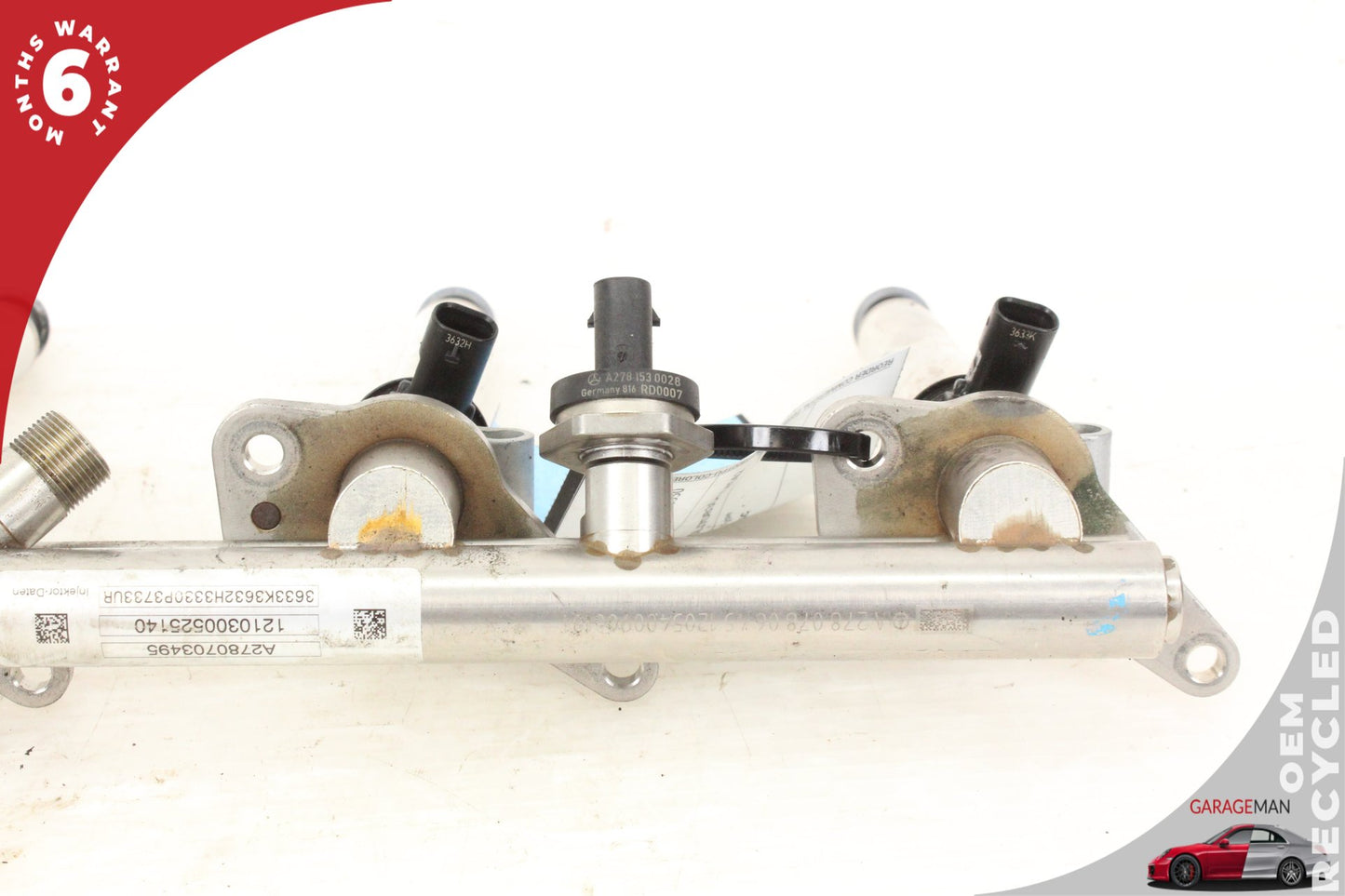 2011-2018 Mercedes W218 CLS550 Fuel Injection Rail Line Right Side Assy OEM