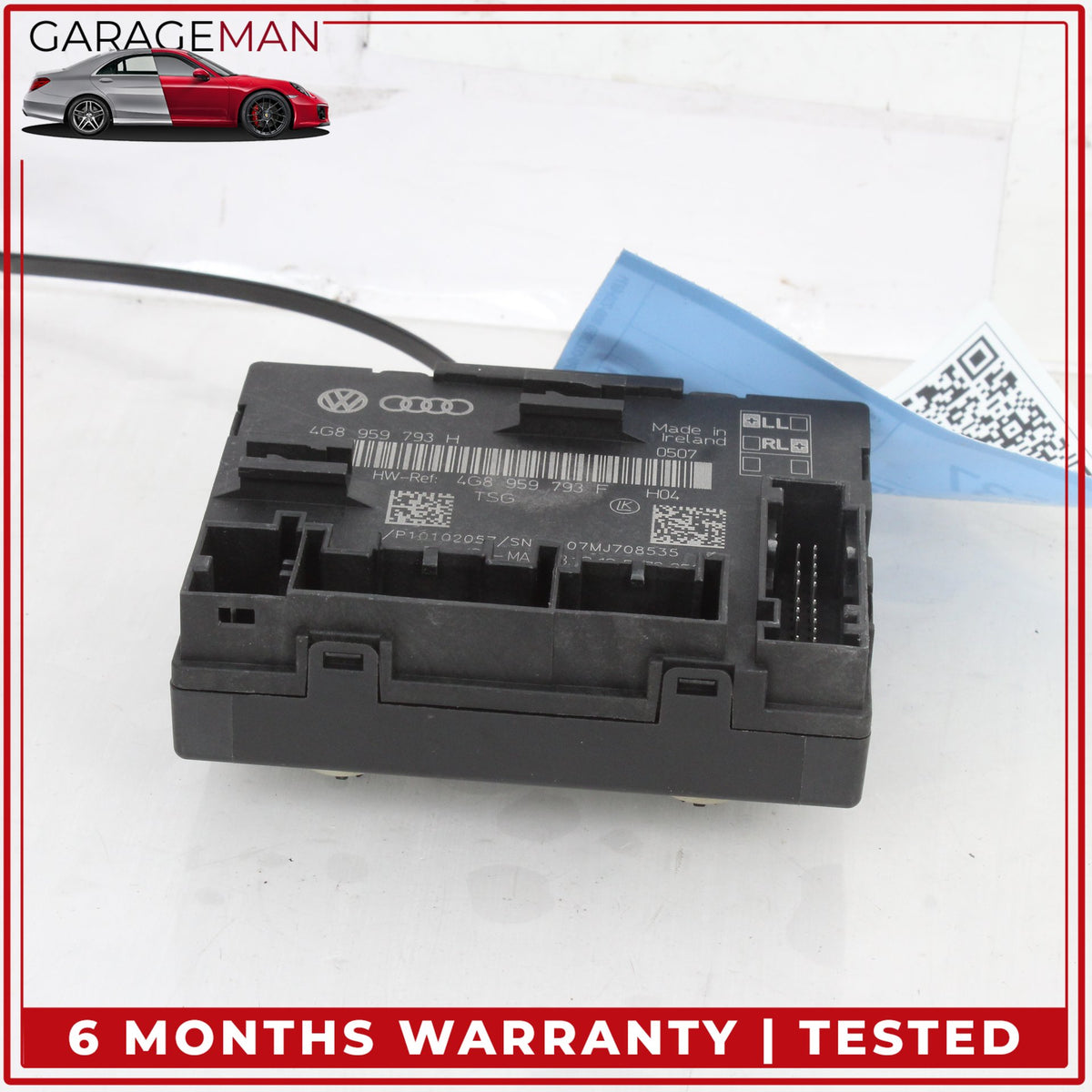 2012-2018 Audi A6 Front Left Driver Side Door Control Module Unit 4G8959793H OEM