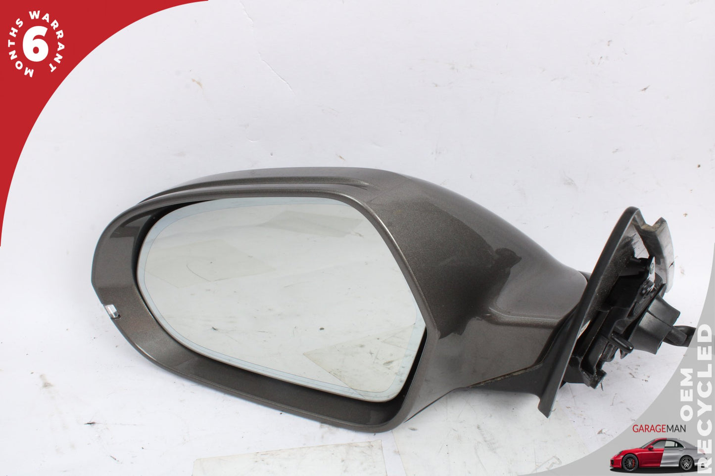 2012-2018 Audi A6 Front Left Side Door Rear View Mirror Brown 4G1857409Q OEM