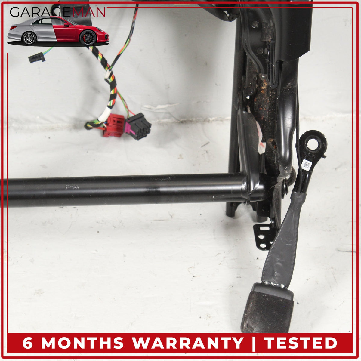 2017-2025 Audi Q7 Q8 Front Left Driver Side Seat Track Rail Frame w/ Motors OEM
