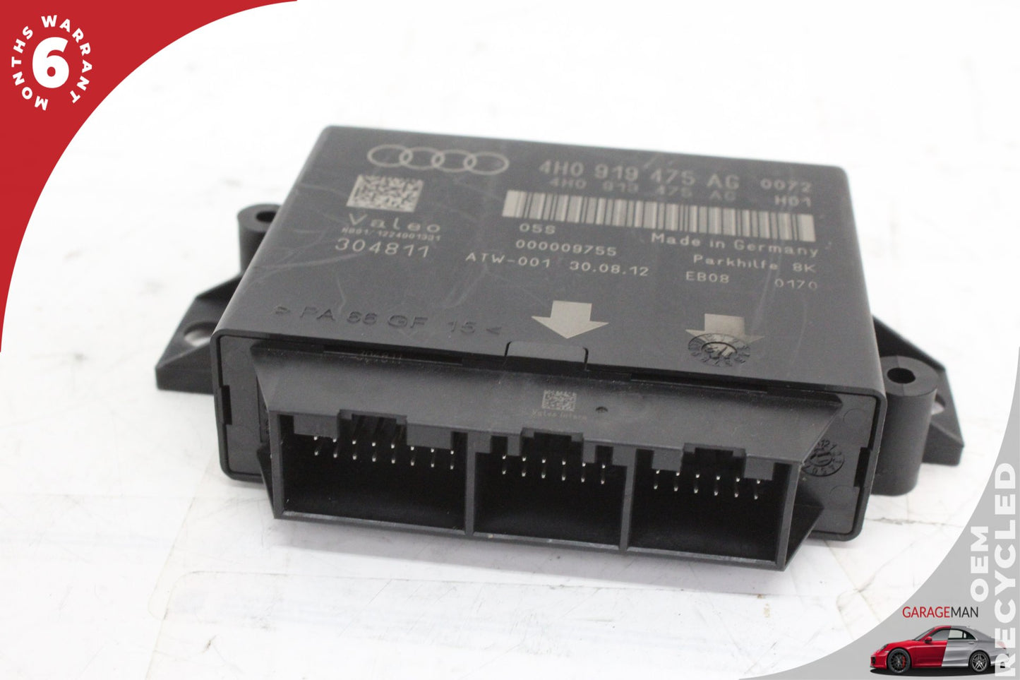 2011-2018 Audi A8 Parking Assist Control Module 4H0919475 OEM