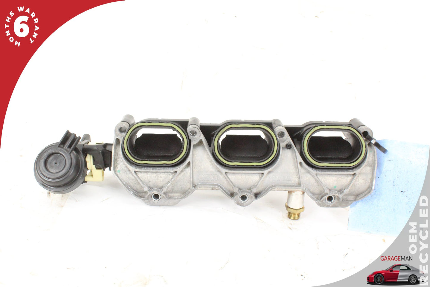 2011-2018 Audi Q7 Porsche Cayenne 958 Right Lower Intake Manifold w/ Bracket OEM