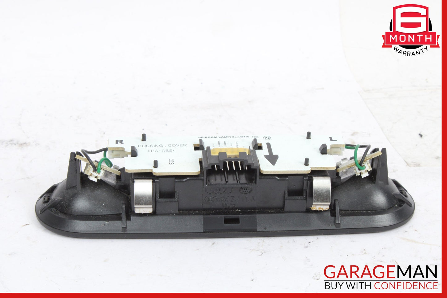 2012-2018 Audi S7 A7 S6 A6 Rear Over Head Dome Light Lamp Black 4G0947111A OEM