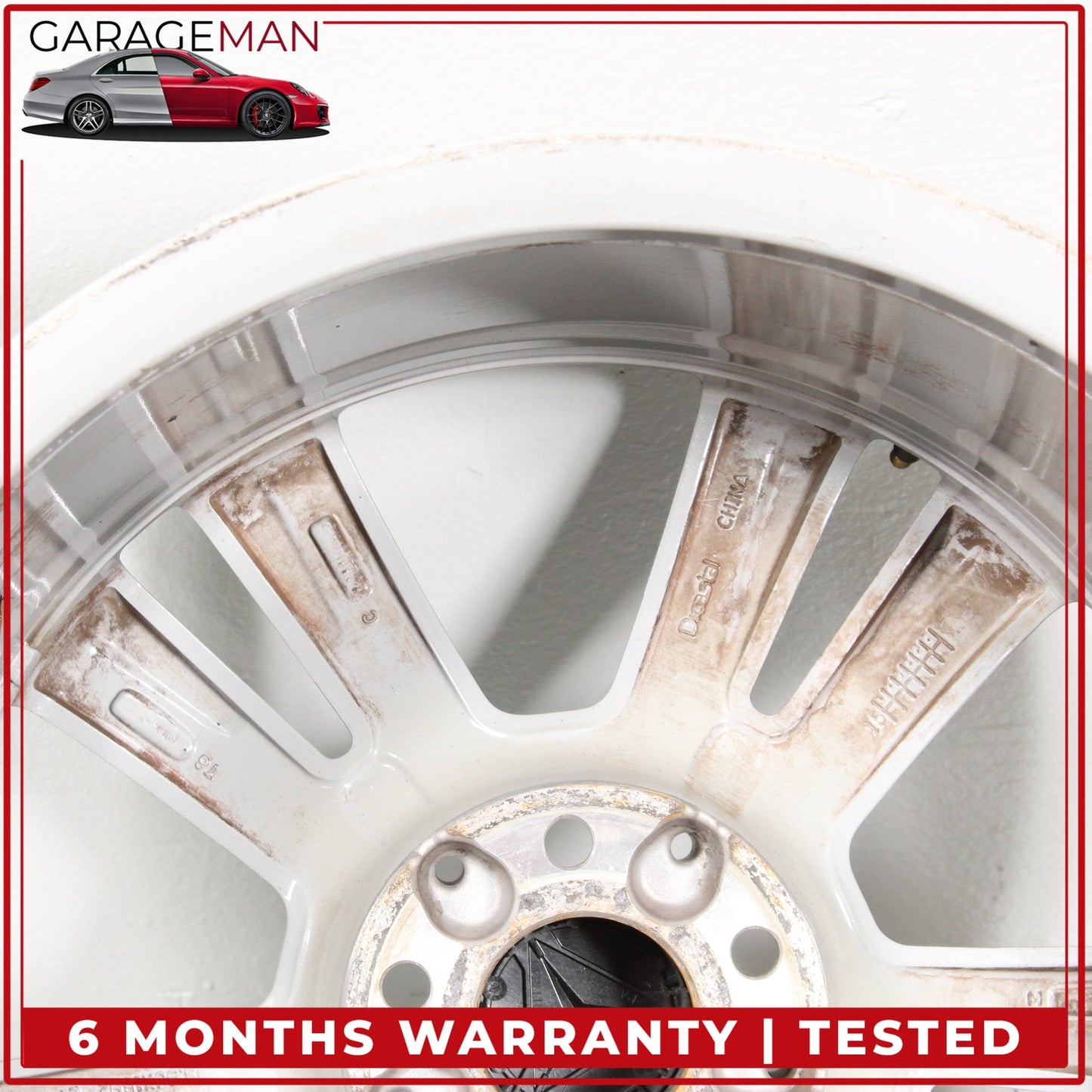 2014-2016 Mercedes W212 E350 Twin 5 Spoke Wheel Rim 8.5JX18H2ET48 2124015702 OEM