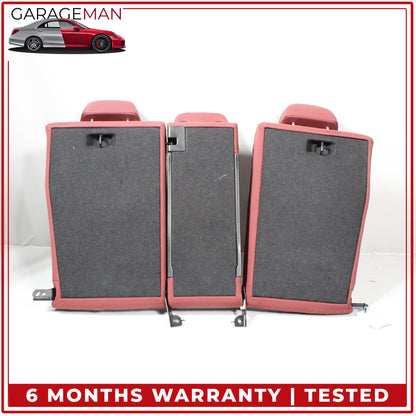 2019-2025 BMW 330i Rear Left and Right Upper Seat Cushion w/ Arm Rest Red OEM