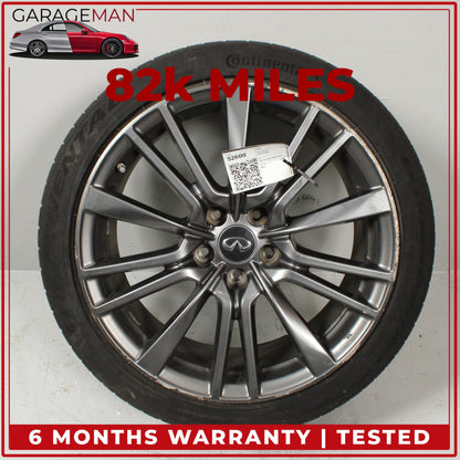2014-2024 Infiniti Q50 V37 Front or Rear Wheel Rim w/ Tire 9Jx19 D0C004HK9C OEM