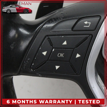 2012-2013 Mercedes W207 E350 CLS500 Steering Wheel Wood w/ Paddle Shifters OEM