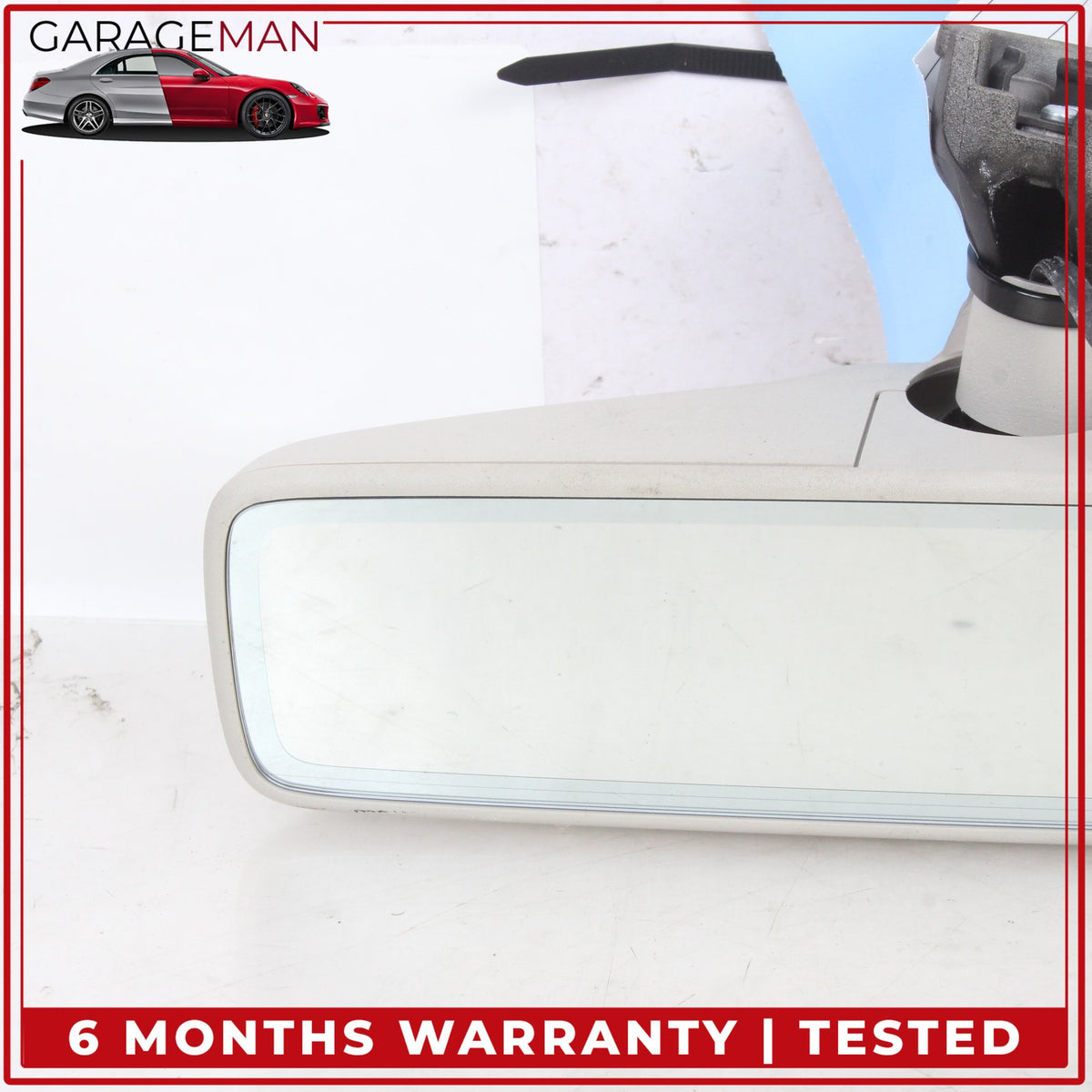 2017-2023 Mercedes W213 E300 Front Upper Windshield Rear View Mirror Gray OEM