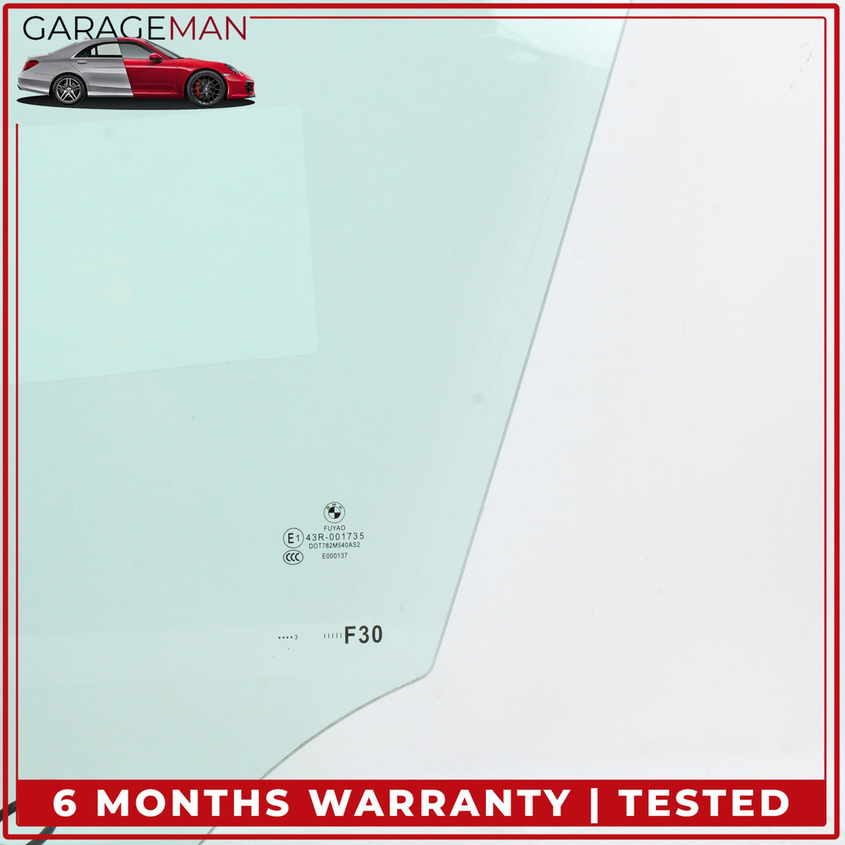 2012-2018 BMW 320i xDrive Front Left Driver Side Door Window Glass 7259825 OEM