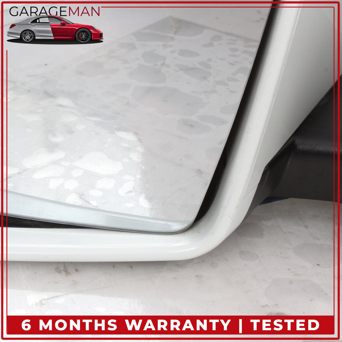 2014-2019 Mercedes W117 CLA250 Left Side Door Rear View Mirror Calcite White OEM