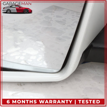 2014-2019 Mercedes W117 CLA250 Left Side Door Rear View Mirror Calcite White OEM
