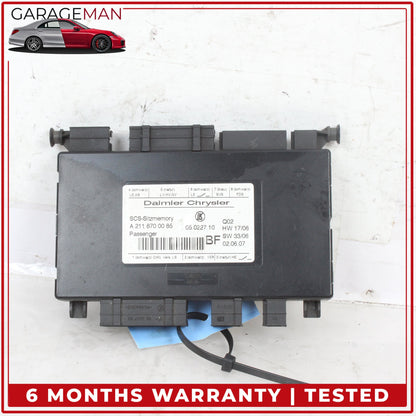 2003-2012 Mercedes W164 ML350 Front Left Seat Control Module 2118201185 OEM