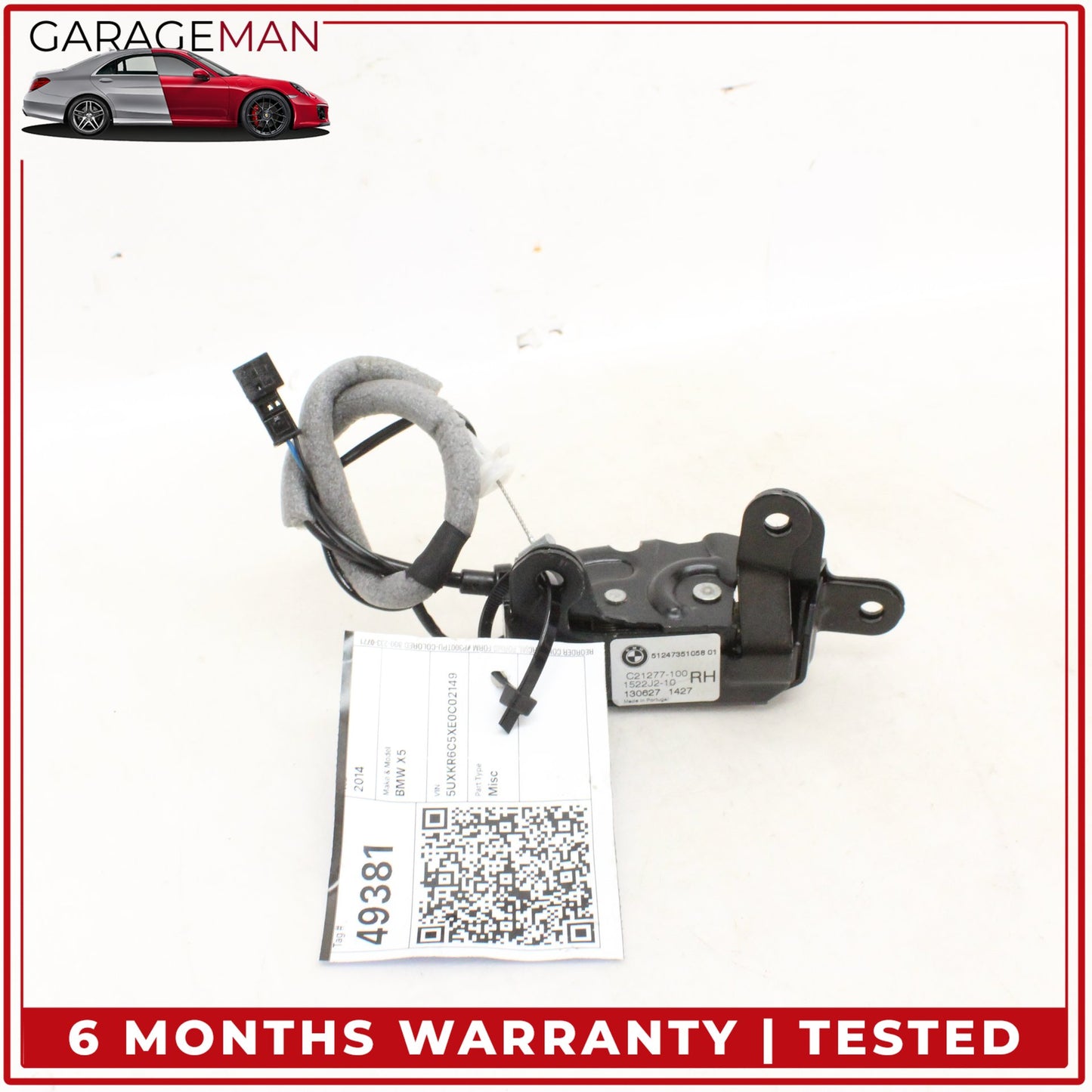 2014-2018 BMW X5 F15 Right Lower Tailgate Latch Power Lock Actuator 7351058 OEM
