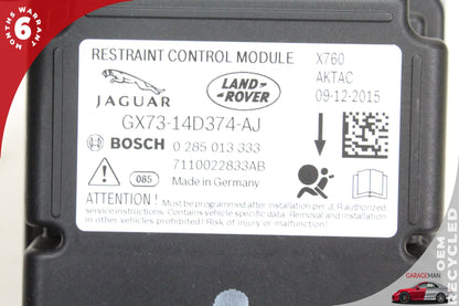 2016-2019 Jaguar XF XE X260 Airbag Sensor Restraint Module GX7314D374AJ OEM