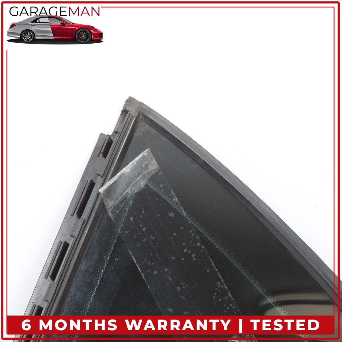2015-2021 Mercedes-Benz C300 W205 Rear Left Door Fixed Window Glass A2057300555 OEM