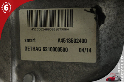 2013-2015 Smart Fortwo 451 RWD EV Electric Motor A4513401700 OEM