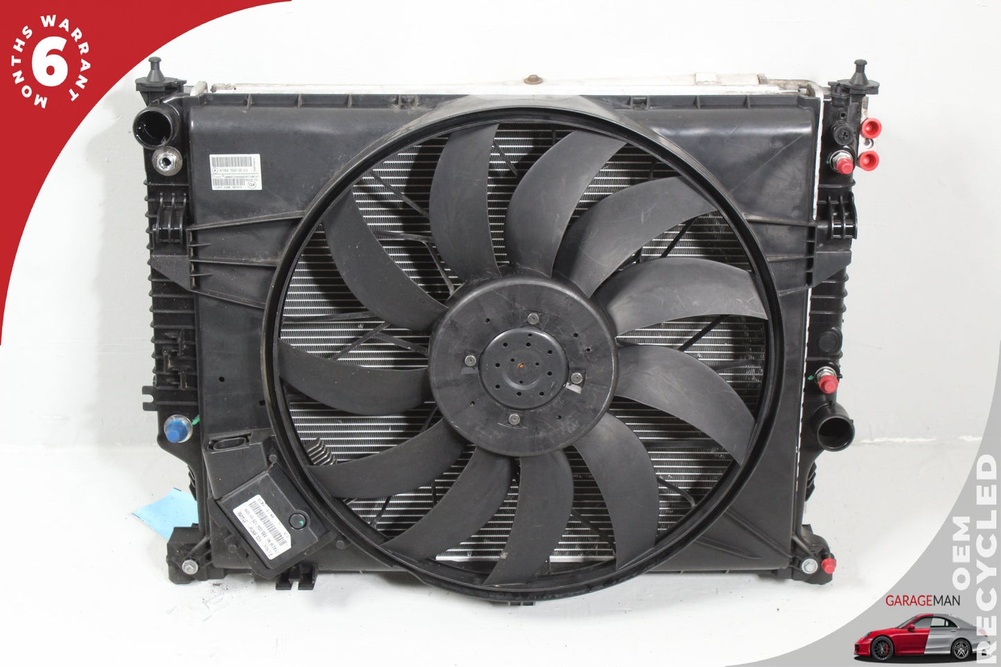 2006-2012 Mercedes-Benz GL450 X164 Station Wagon Engine Cooling Radiator AC A/C Condenser Assembly 2515000703 OEM