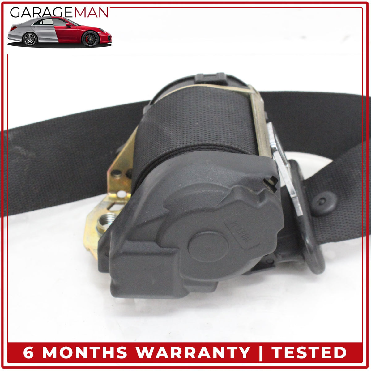 1999-2005 Porsche 911 996 Front and Rear Left Side Seat Belt Set Black OEM
