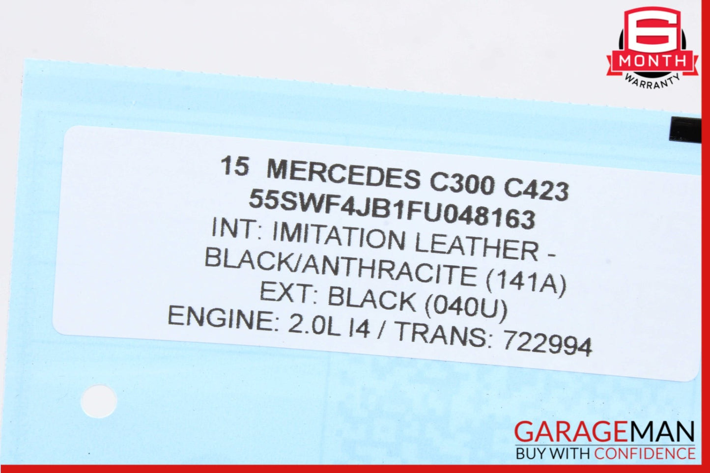 2015-2021 Mercedes-Benz C300 W205 Rear Right Door Lock Actuator 0997309400 OEM