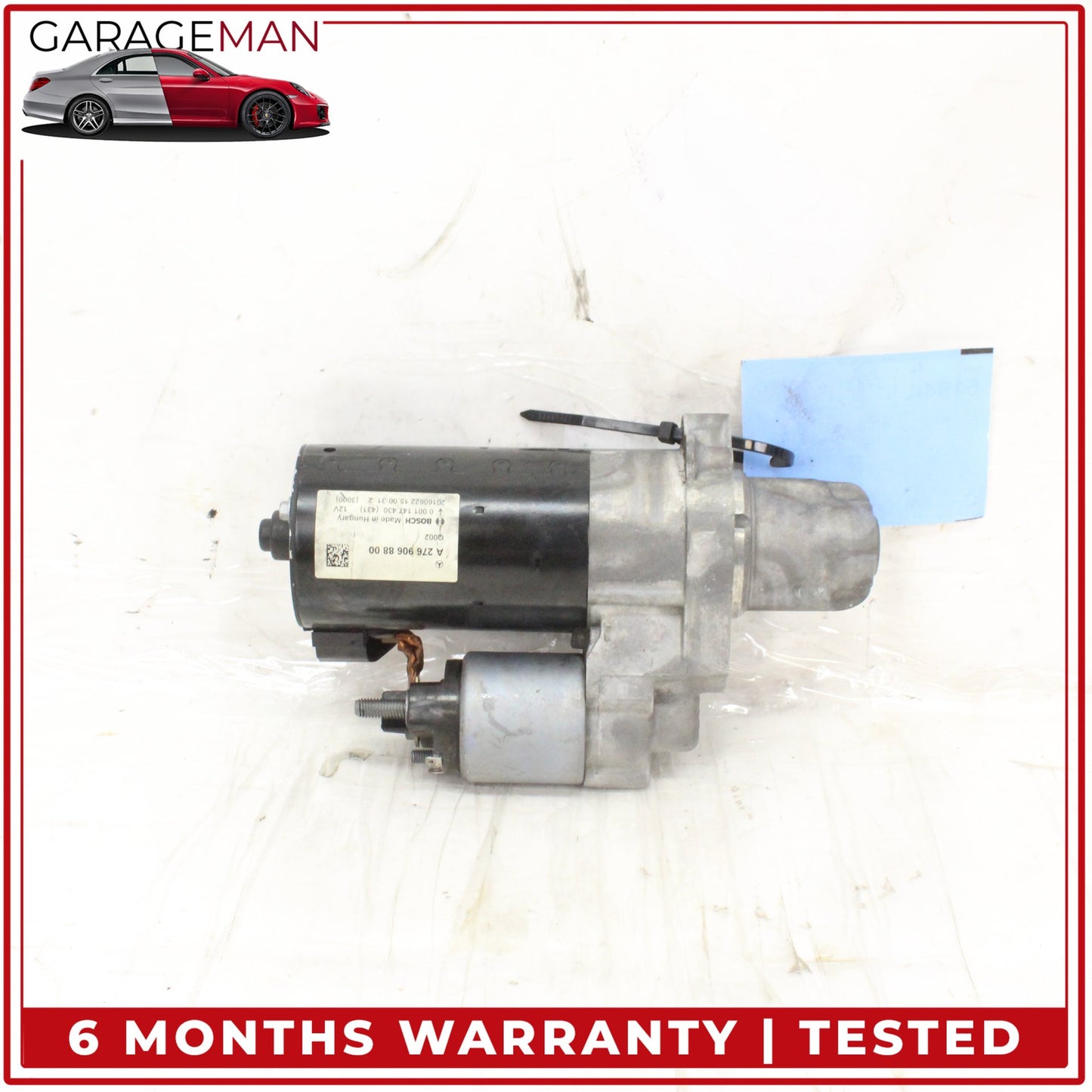 2015-2017 Mercedes W222 S550e M276 Engine Motor Starter Bosch 2769068800 OEM