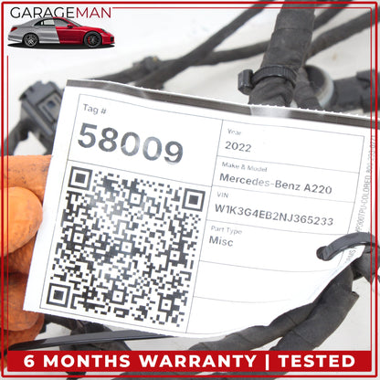 2019-2022 Mercedes W177 A220 Front Bumper Parking Sensor Wire Harness Assy OEM