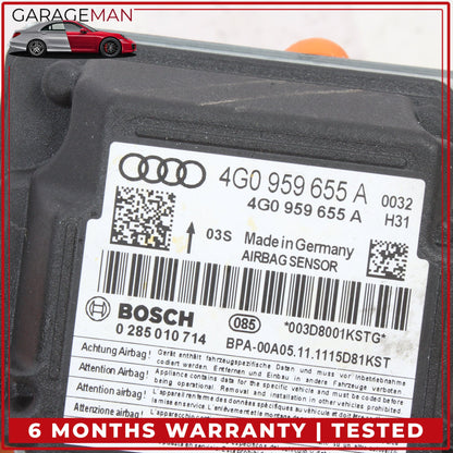 2012-2018 Audi A7 A6 Airbag Air Bag Sensor Module Bosch 4G0959655A OEM