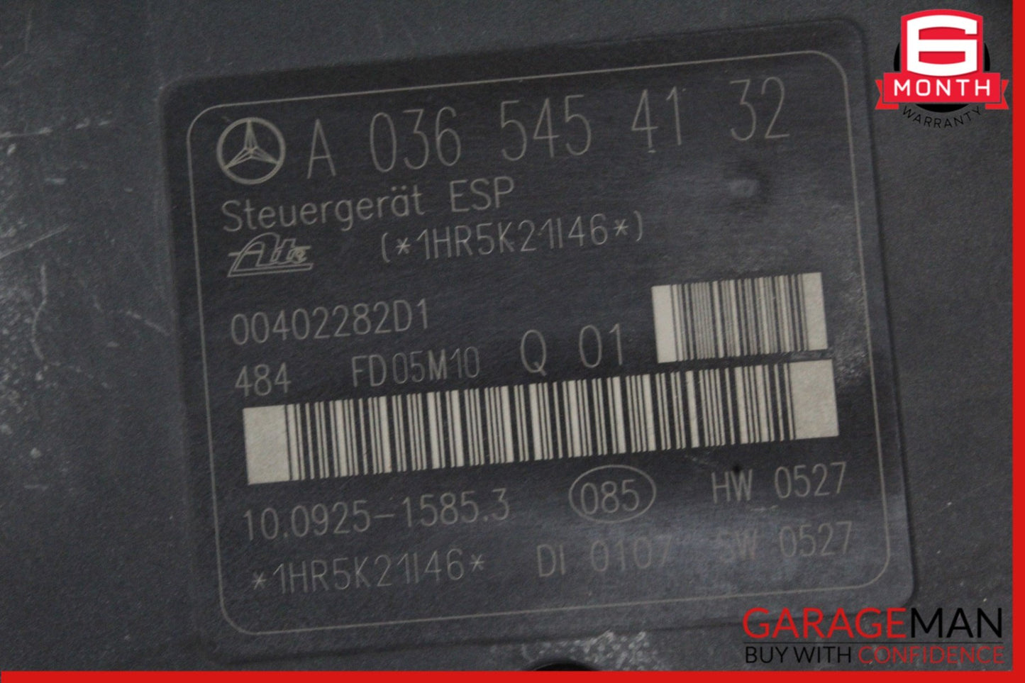 2005-2008 Mercedes-Benz C230 W203 ABS Anti Lock Brake Pump Module 0365454132