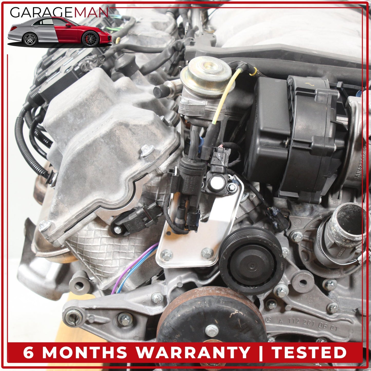 2003-2006 Mercedes R230 SL500 RWD 5.0L V8 Engine Motor Assembly OEM 130K