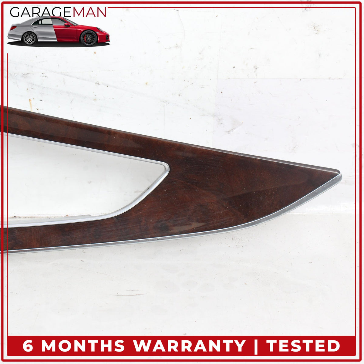 2012-2018 Audi A6 A7 Front and Rear Side Door Trim Cover Panel Wood Set OEM