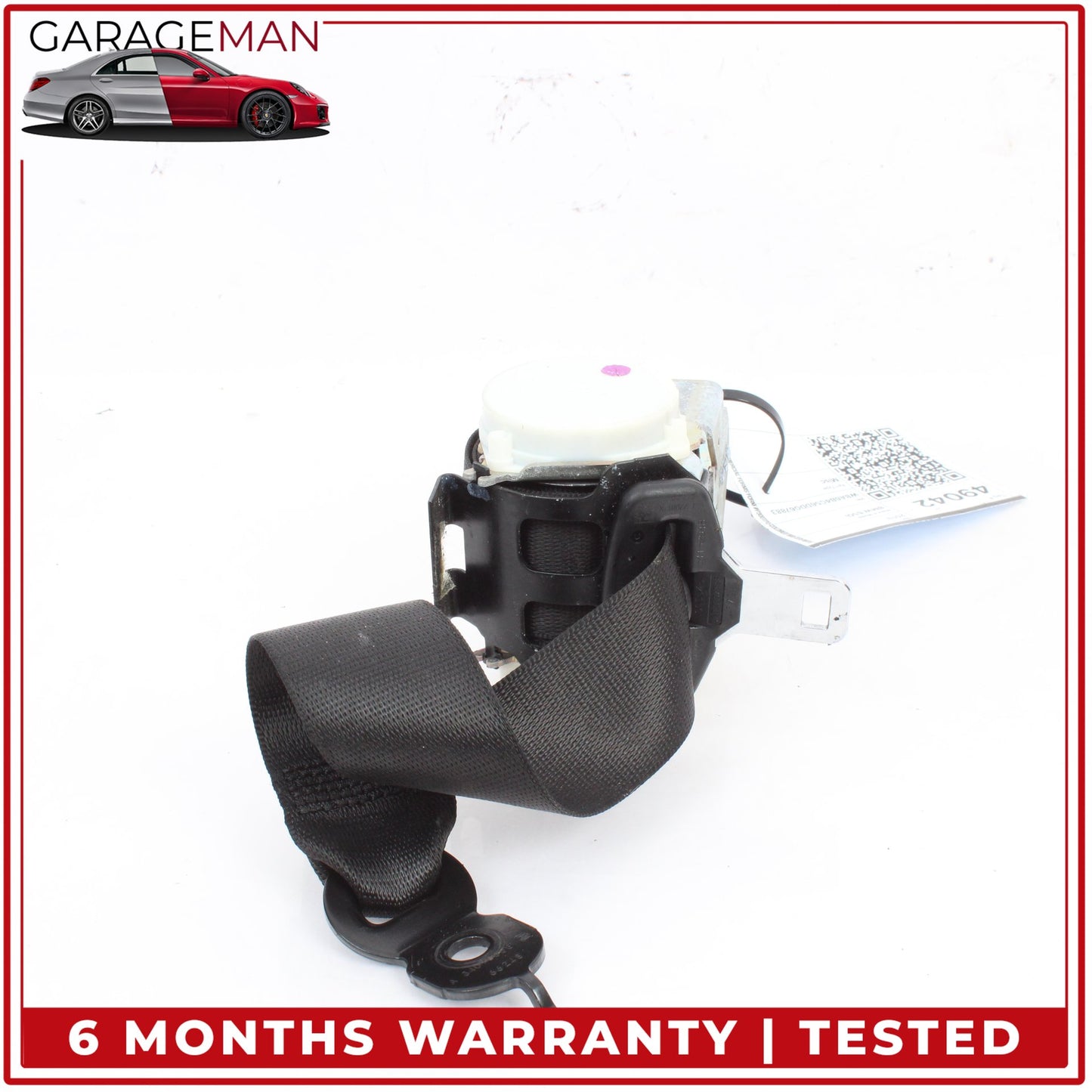 2012-2019 BMW 650i 640i F06 Rear Left or Right Side Seat Belt Black 34132948 OEM