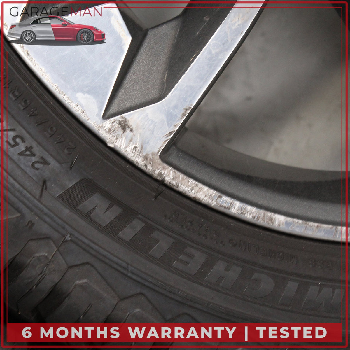 2017-2025 Audi A4 Allroad B9 Wheel Rim w/ Michelin Tire Set 7.5JX18H2 ET29 OEM