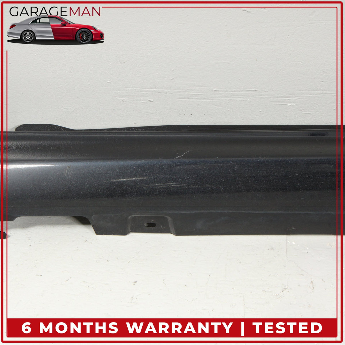 2013-2019 BMW 650i 640i F06 Left Side Skirt Rocker Panel Black 8052655 OEM