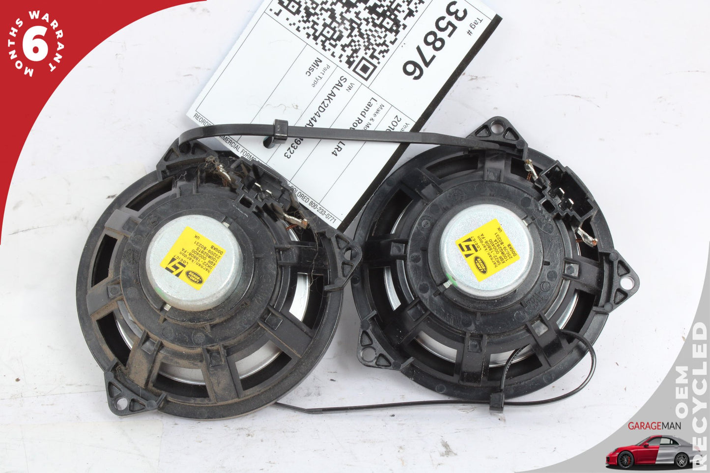 2010-2013 Land Rover LR4 SUV Front / Rear Left & Right Side Audio Speakers OEM