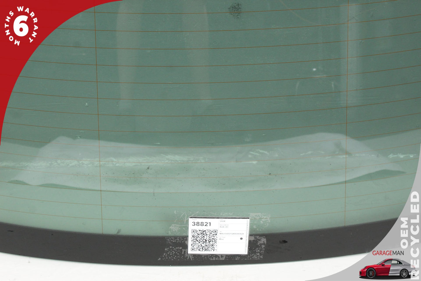 2022-2024 Audi A3 S3 Sedan Rear Back Windshield Window Glass 8Y5845501B OEM