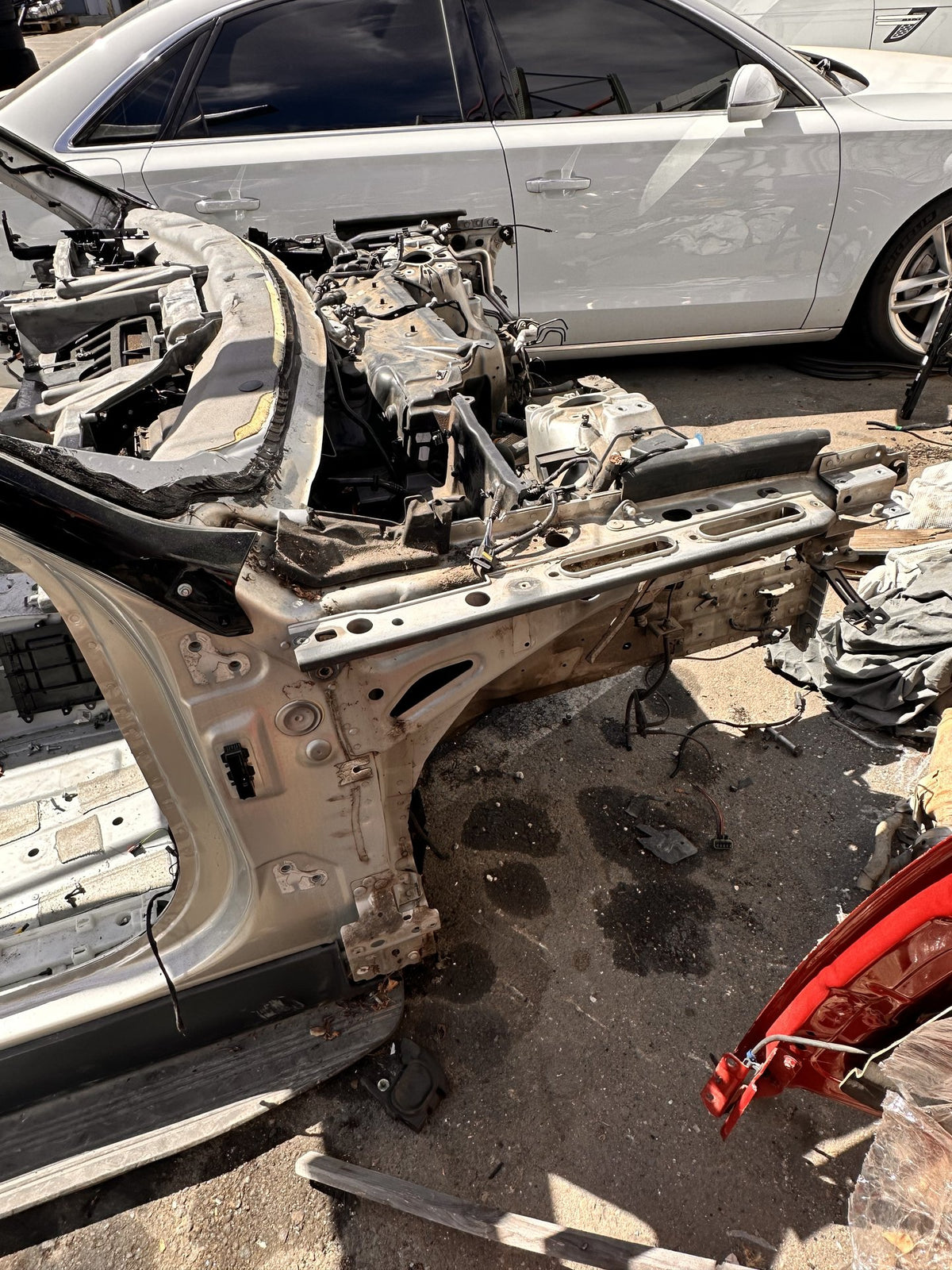 2013-2021 Land Rover Range Rover L405 Front Right Body Frame Apron Cut Off OEM