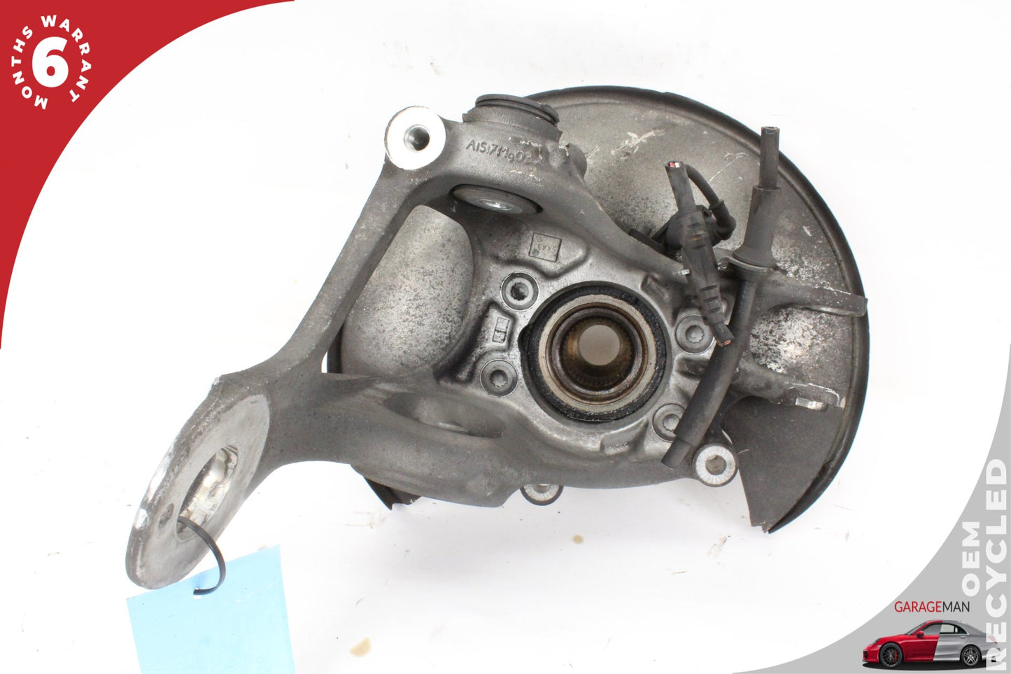 08-19 Audi A6 C7 AWD 3 Rear Left Spindle Knuckle Wheel Hub 8K0505431AR Genuine