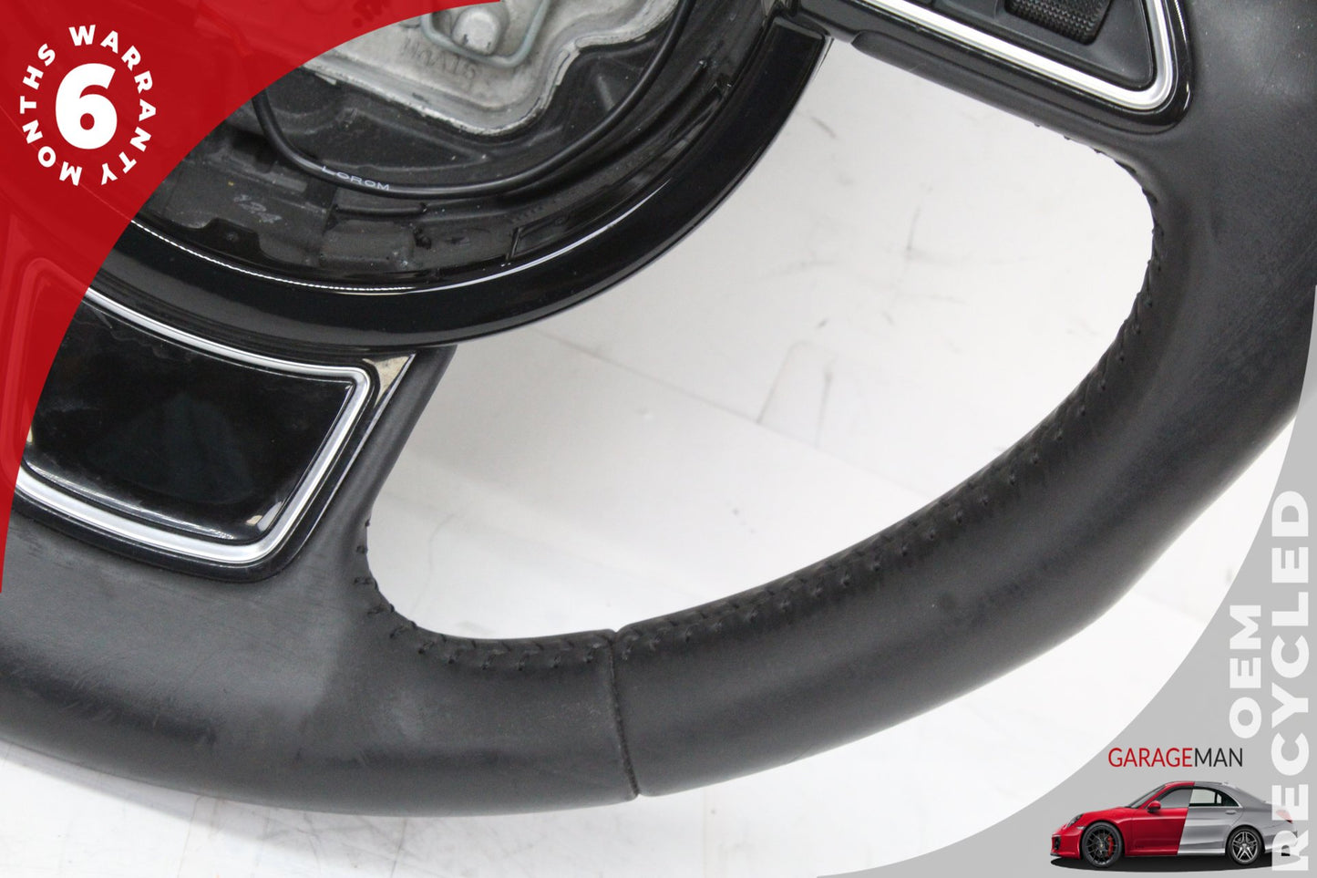 2012-2018 Audi A7 A6 Front Left Side Steering Wheel Black 4G0419091S OEM