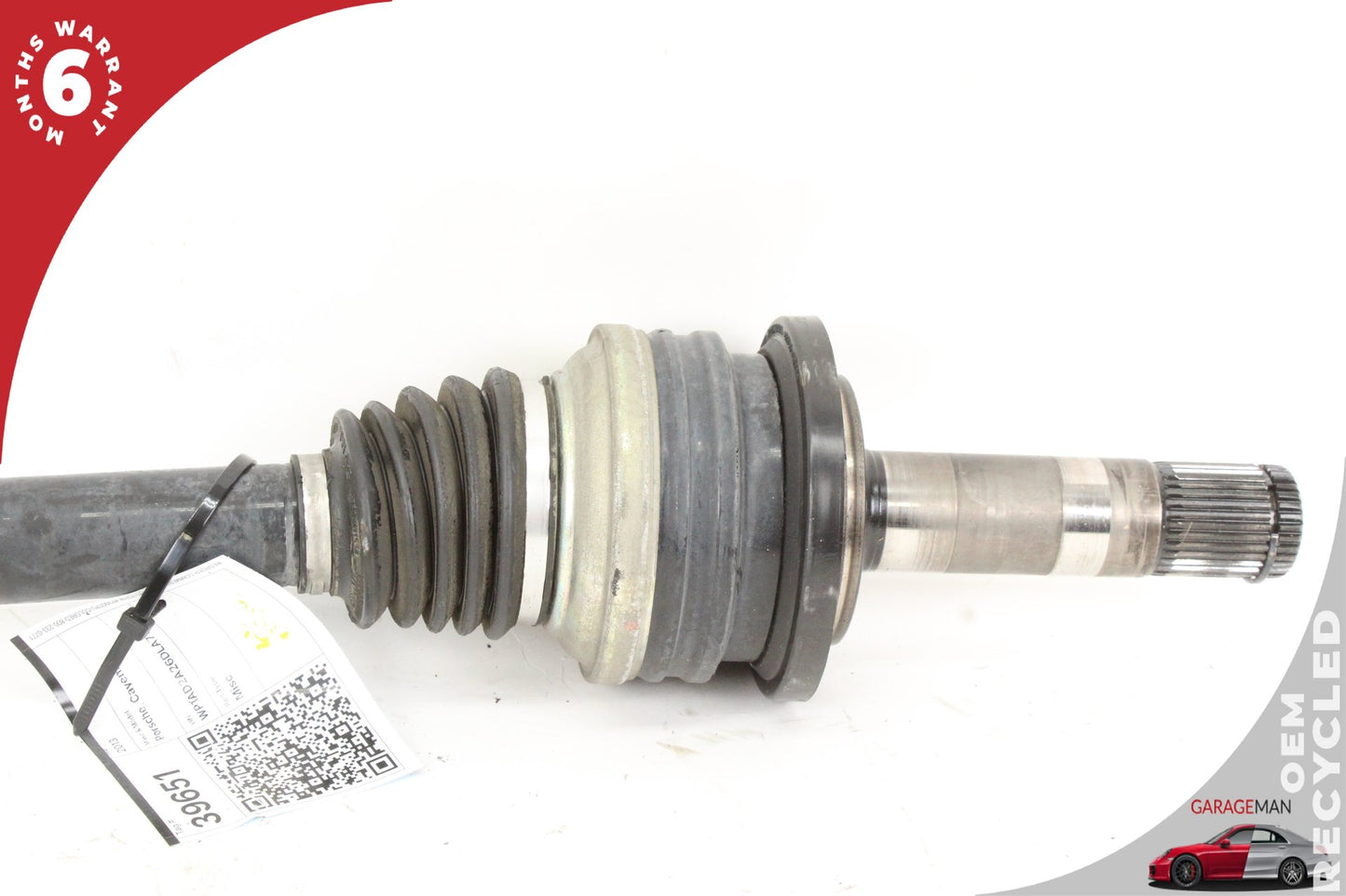 11-18 Porsche Cayenne 92A AWD 4.8 Rear Left CV Axle Shaft 7P0501201E Genuine