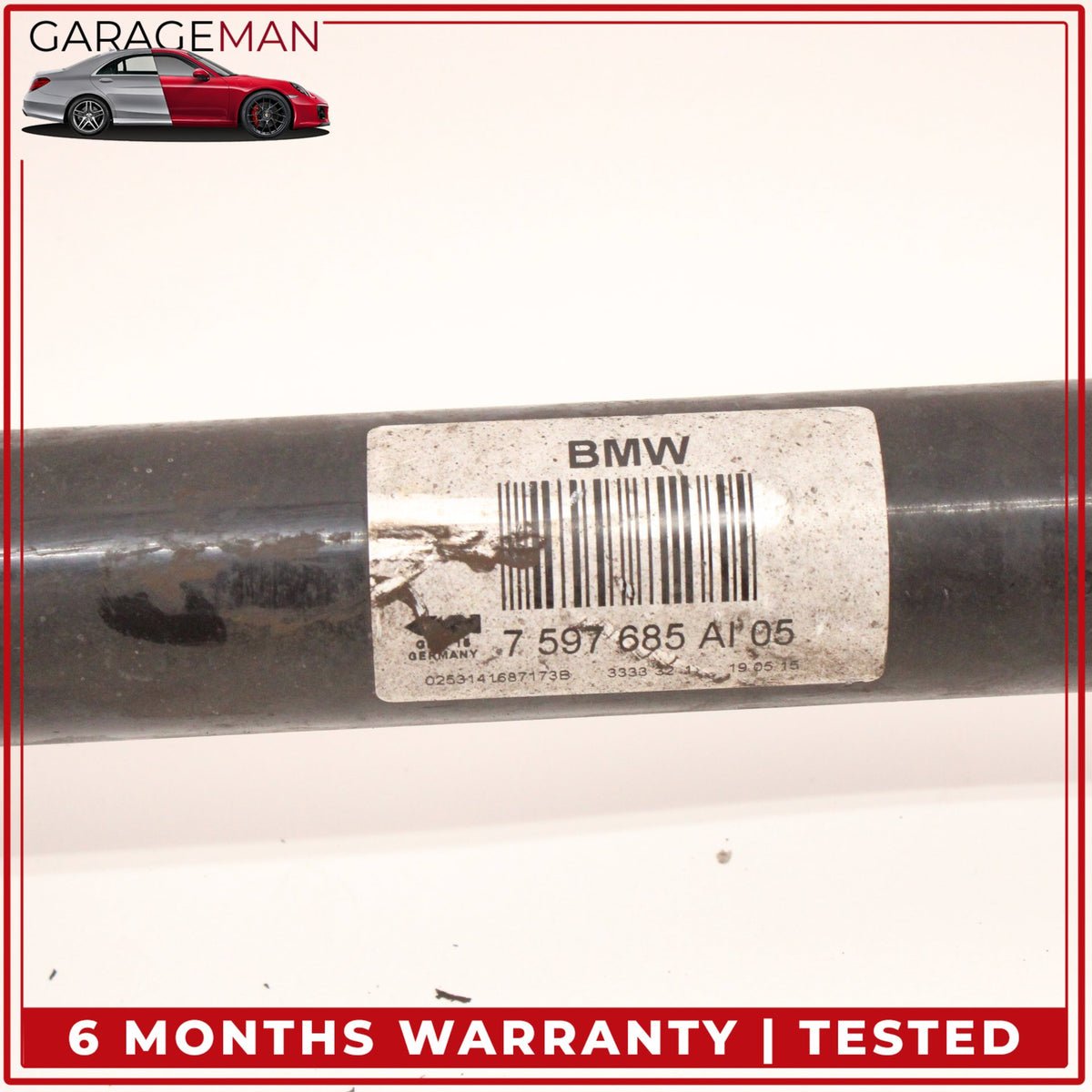 2014-2021 BMW M235i F22 RWD 3.0L Rear Left Side CV Axle Shaft 7597685 OEM