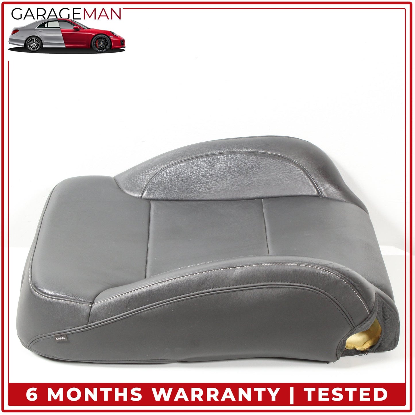 2014-2019 Chevrolet Silverado 1500 Front Right Side Upper Seat Cushion Black OEM